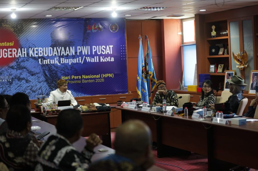 Wahyu Hidayat Paparkan Potensi Kota Malang di Presentasi Anugerah Kebudayaan PWI Pusat